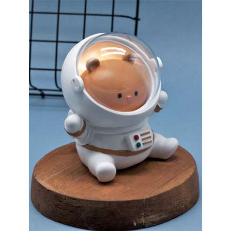 Ночник iLikeGift Hamster space suit white