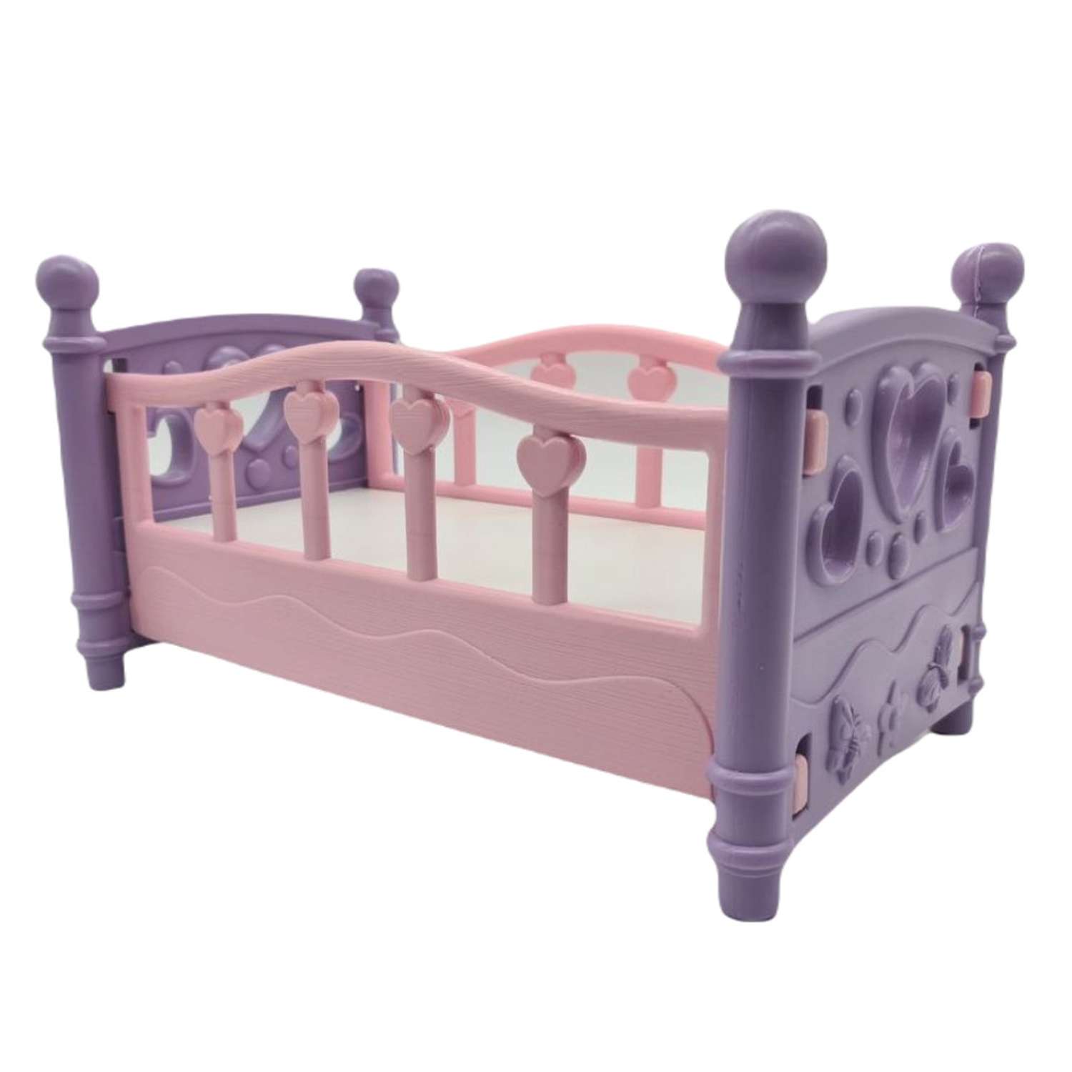 Кроватка для куклы TOY MIX цвет розовый РР 2015-058 РР 2015-058 - фото 1