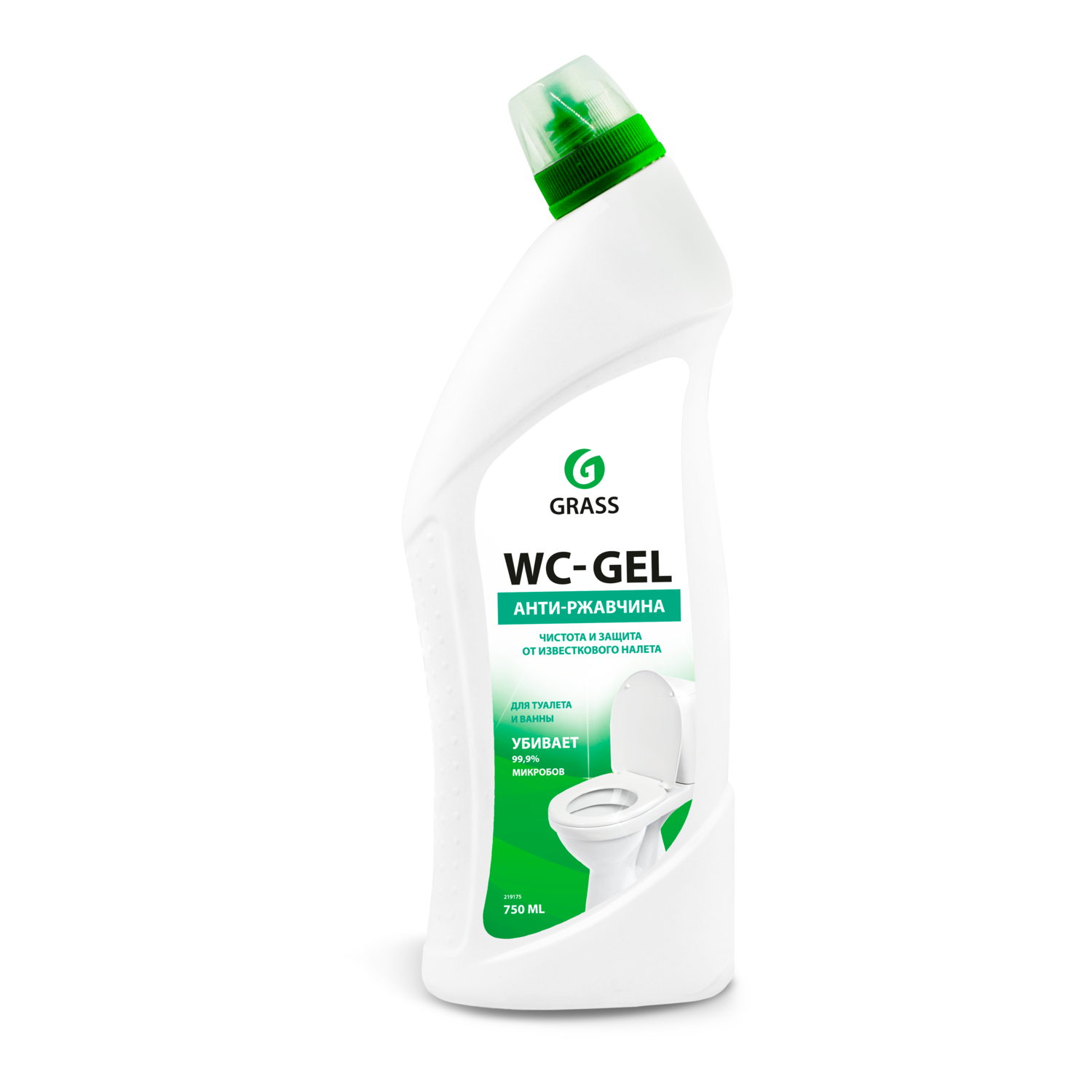 Чистящее средство GraSS для сантехники WC-gel 750 мл - фото 1