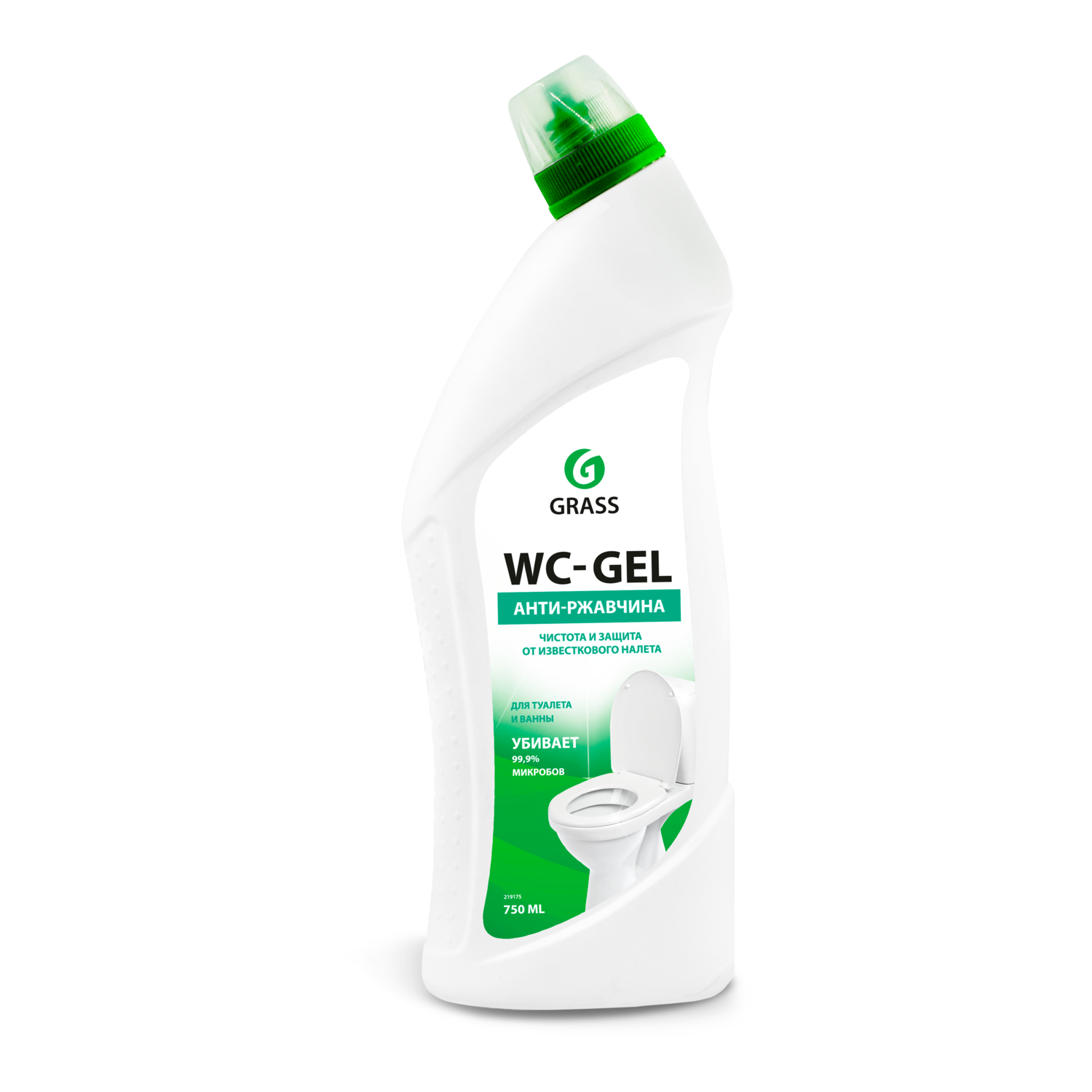 Чистящее средство GraSS для сантехники WC-gel 750 мл - фото 1