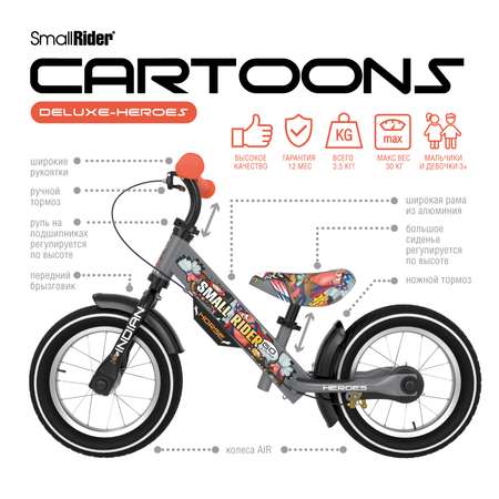 Беговел Small Rider Cartoons Deluxe Air индеец