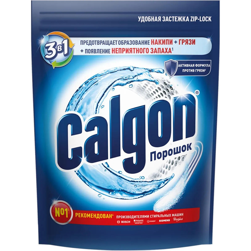 Порошок для смягчения воды Calgon предотвращение образования накипи 1500 г - фото 1