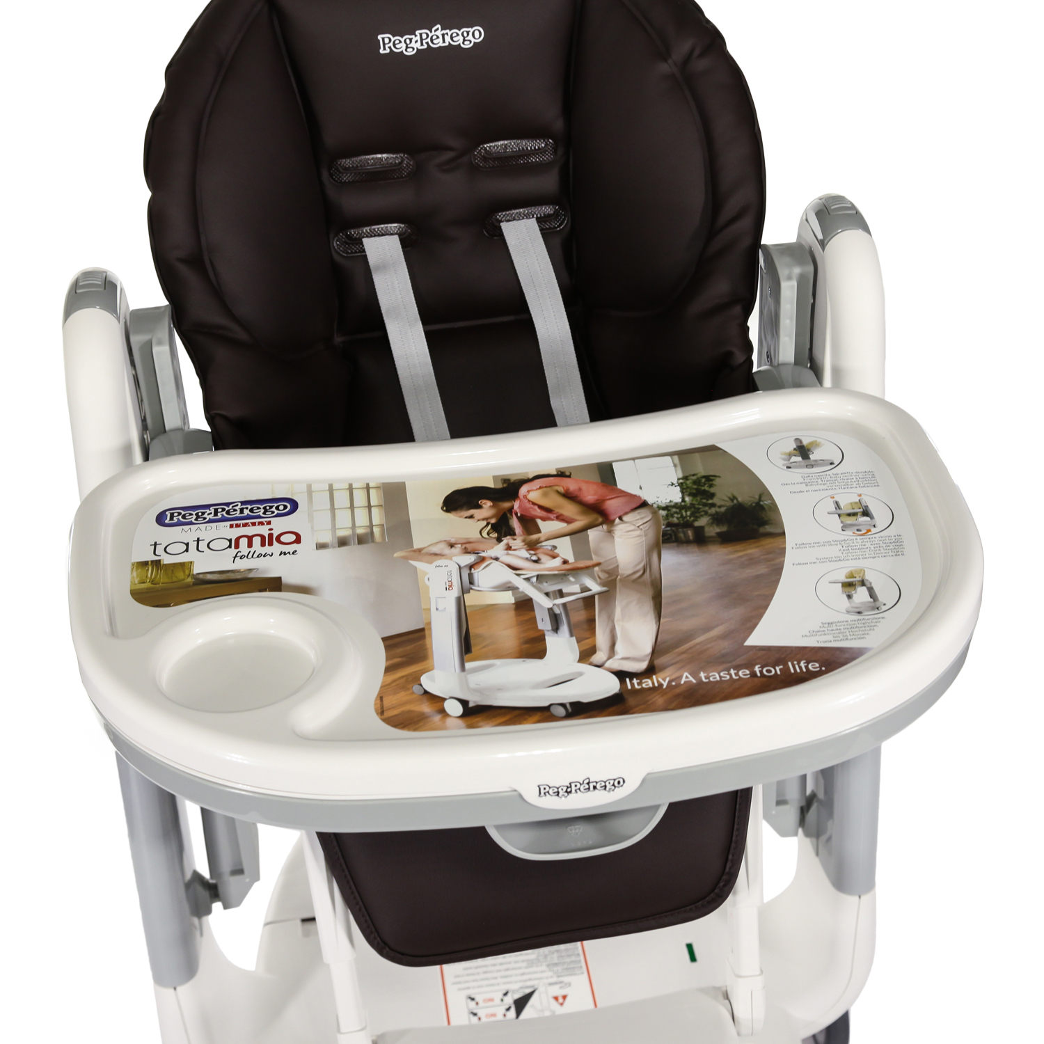 Стул для кормления Peg-Perego Tatamia Follow Me Cacao - фото 15