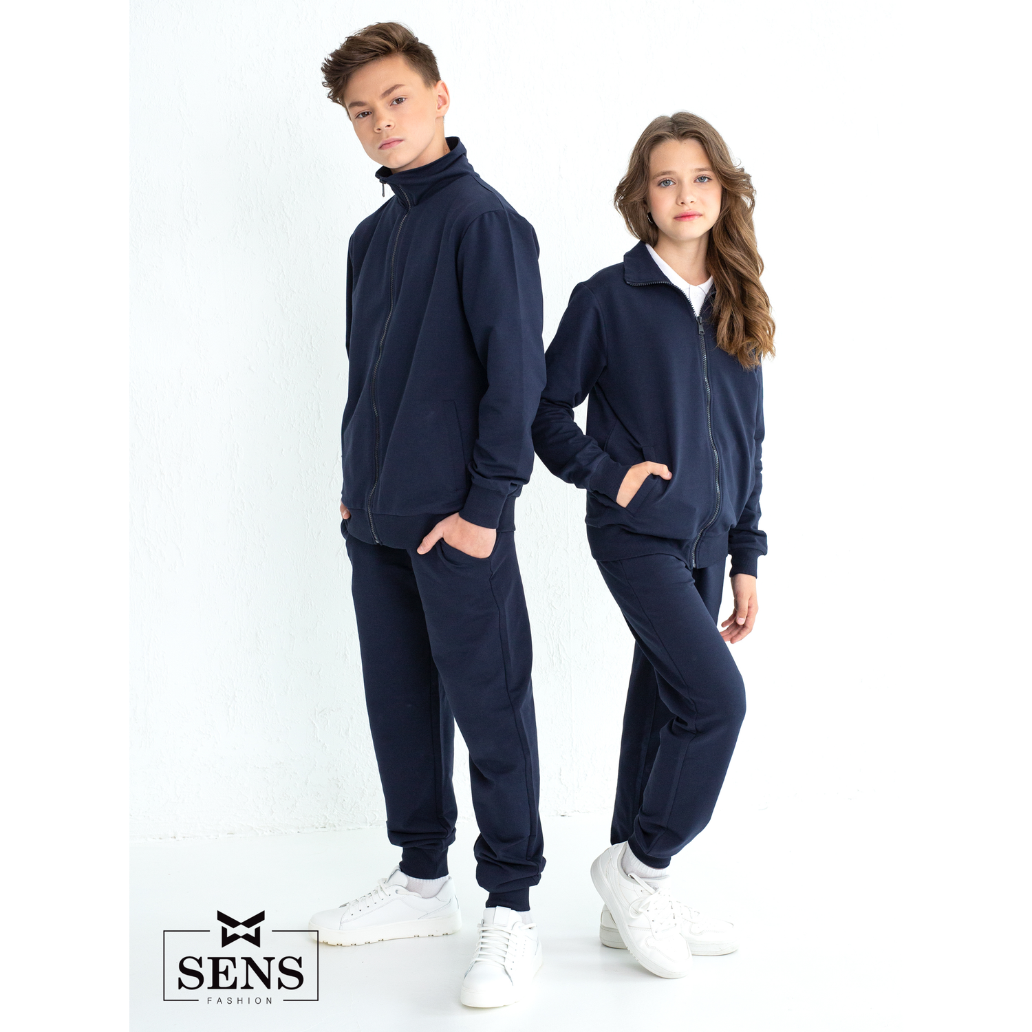 Спортивный костюм Sens Fashion СК/т.синий - фото 17