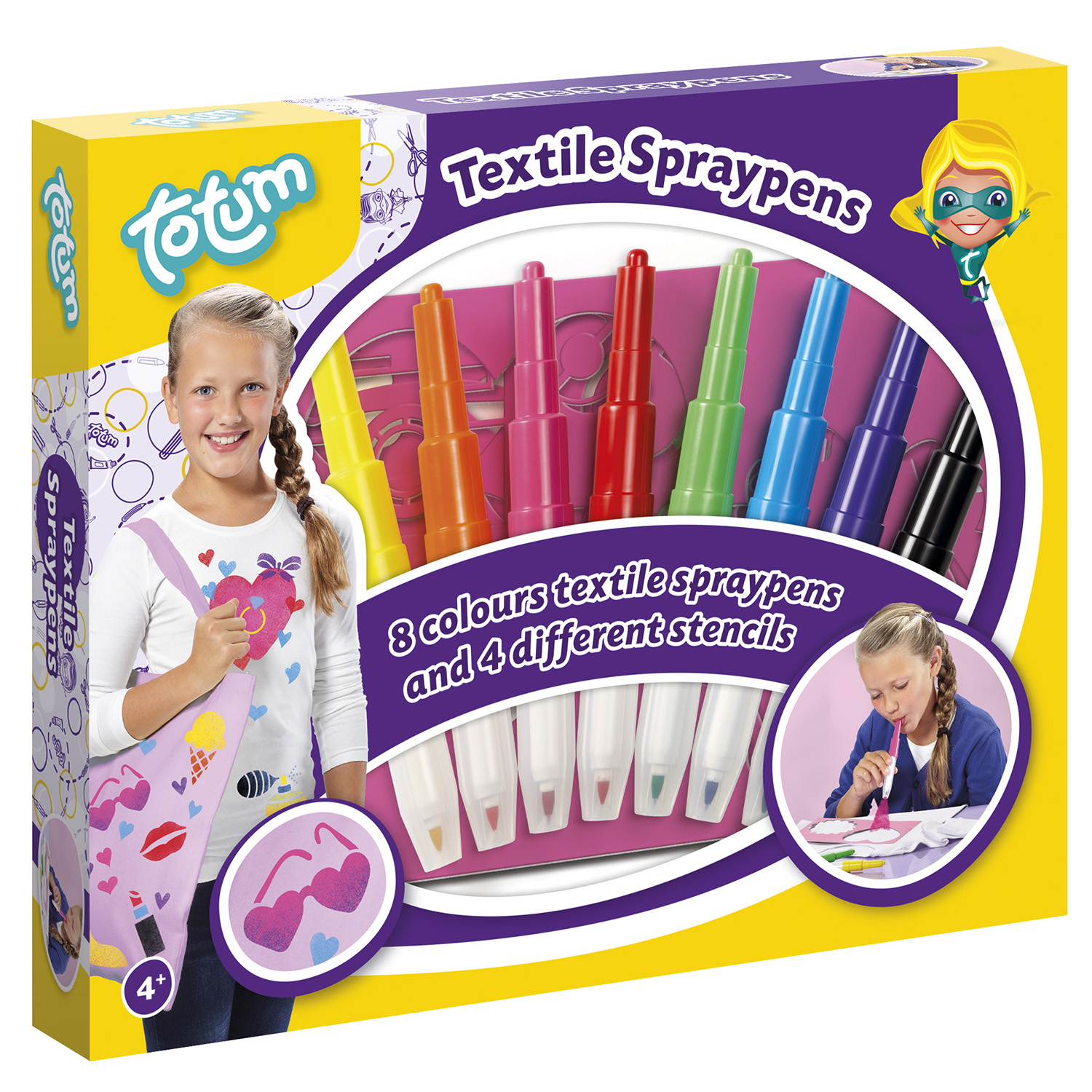 Набор для творчества TOTUM Textile Spraypen - фото 1