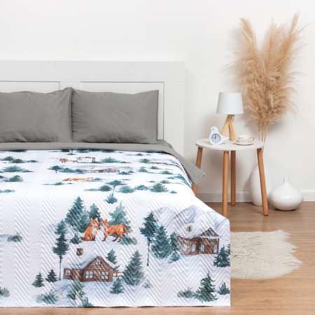 Покрывало Этель 2 сп Winter village 180х210 см