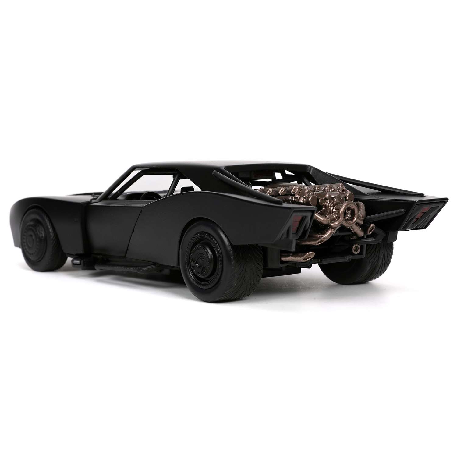 Машина Jada Batman 1:24 Batmobile 2021 с фигуркой Batman 32731 Черная ТоуR64 ТоуR64 - фото 3
