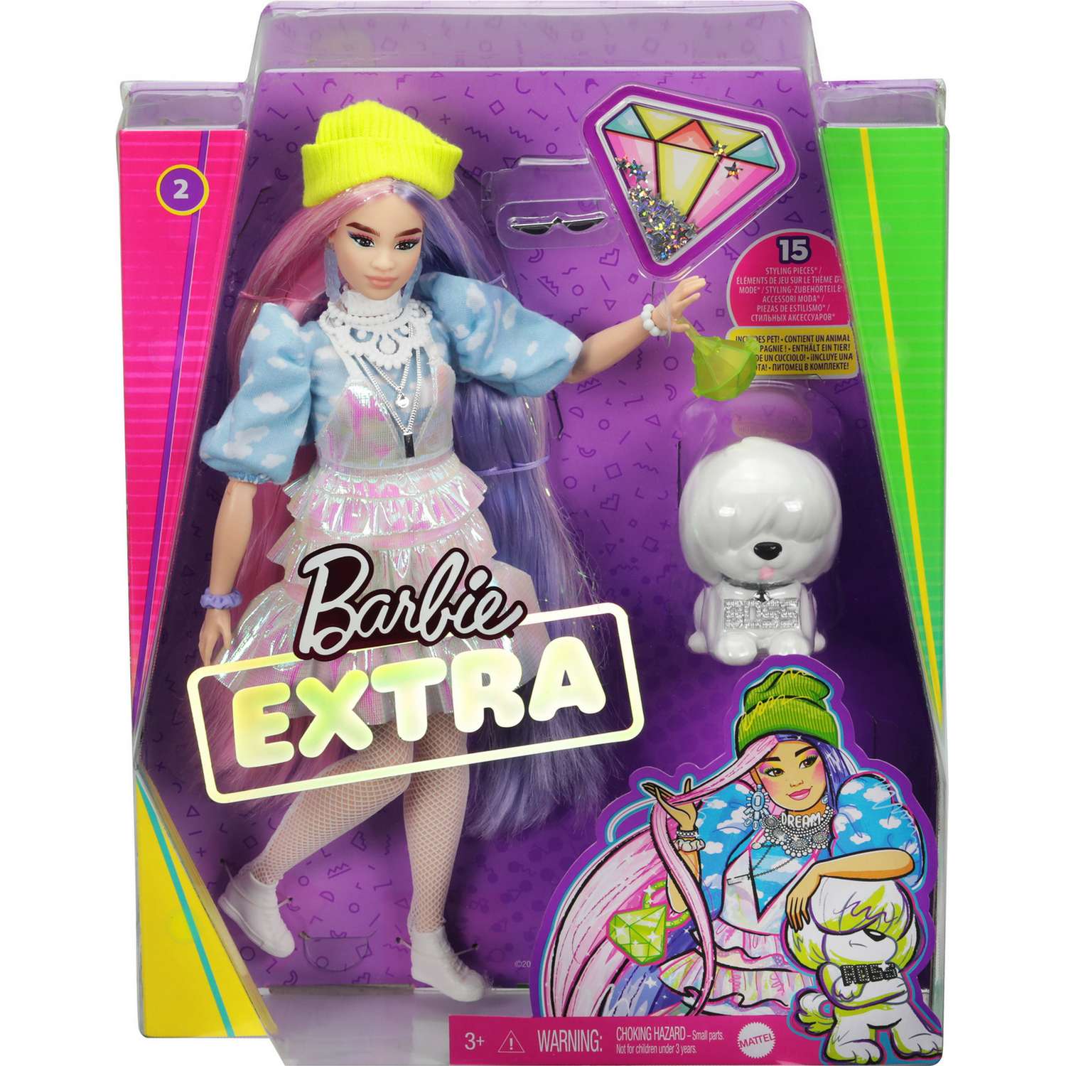 Кукла Barbie Экстра в шапочке GVR05 GVR05 - фото 2