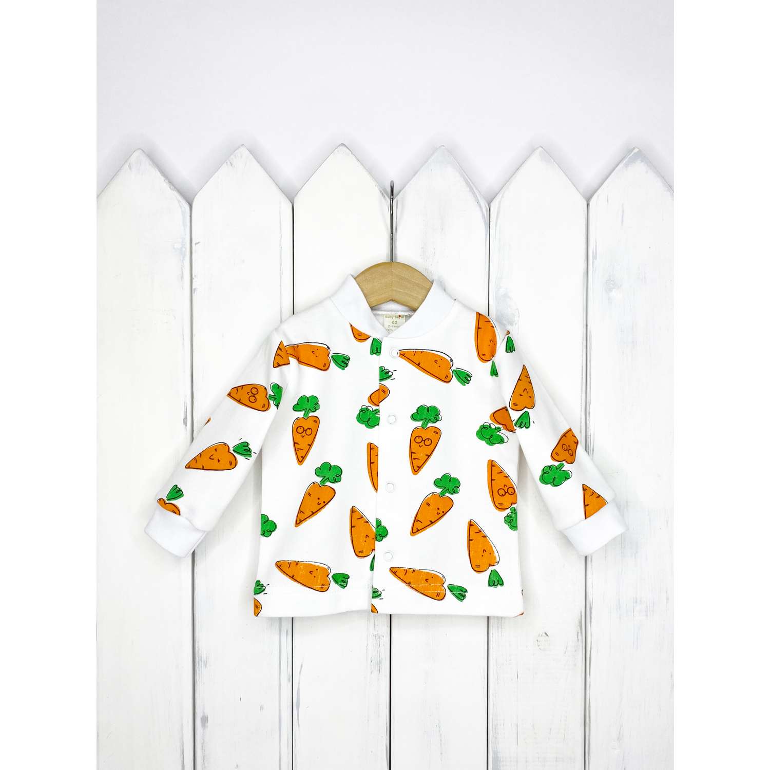 Рубашка BABY-BOOM Р1/5-Ф морковки - фото 1