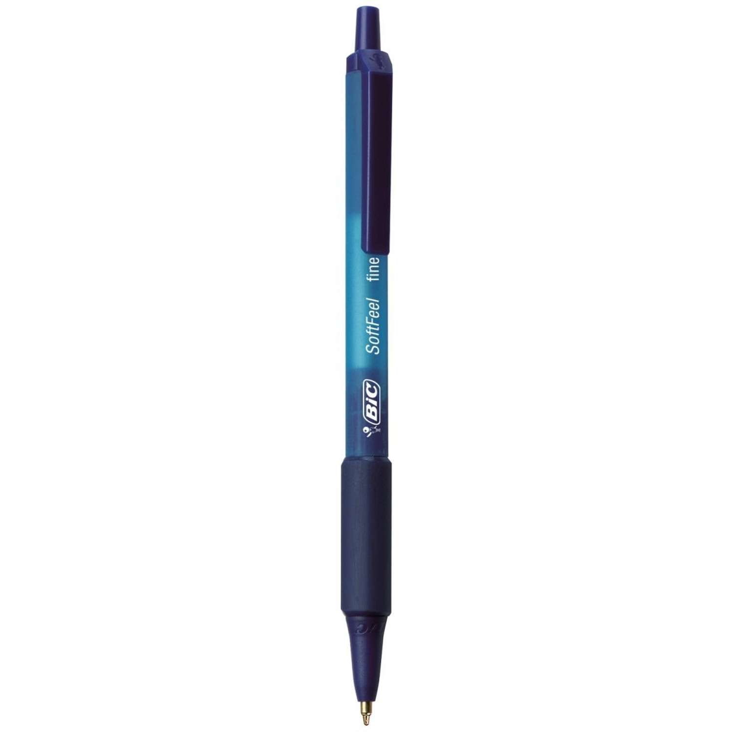 Ручка шариковая BIC Soft Feel Fine синий 3 шт - фото 3