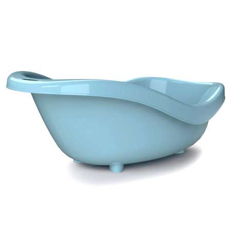 Ванночка для купания KidWick Дони с термометром Голубой-Темно-голубой