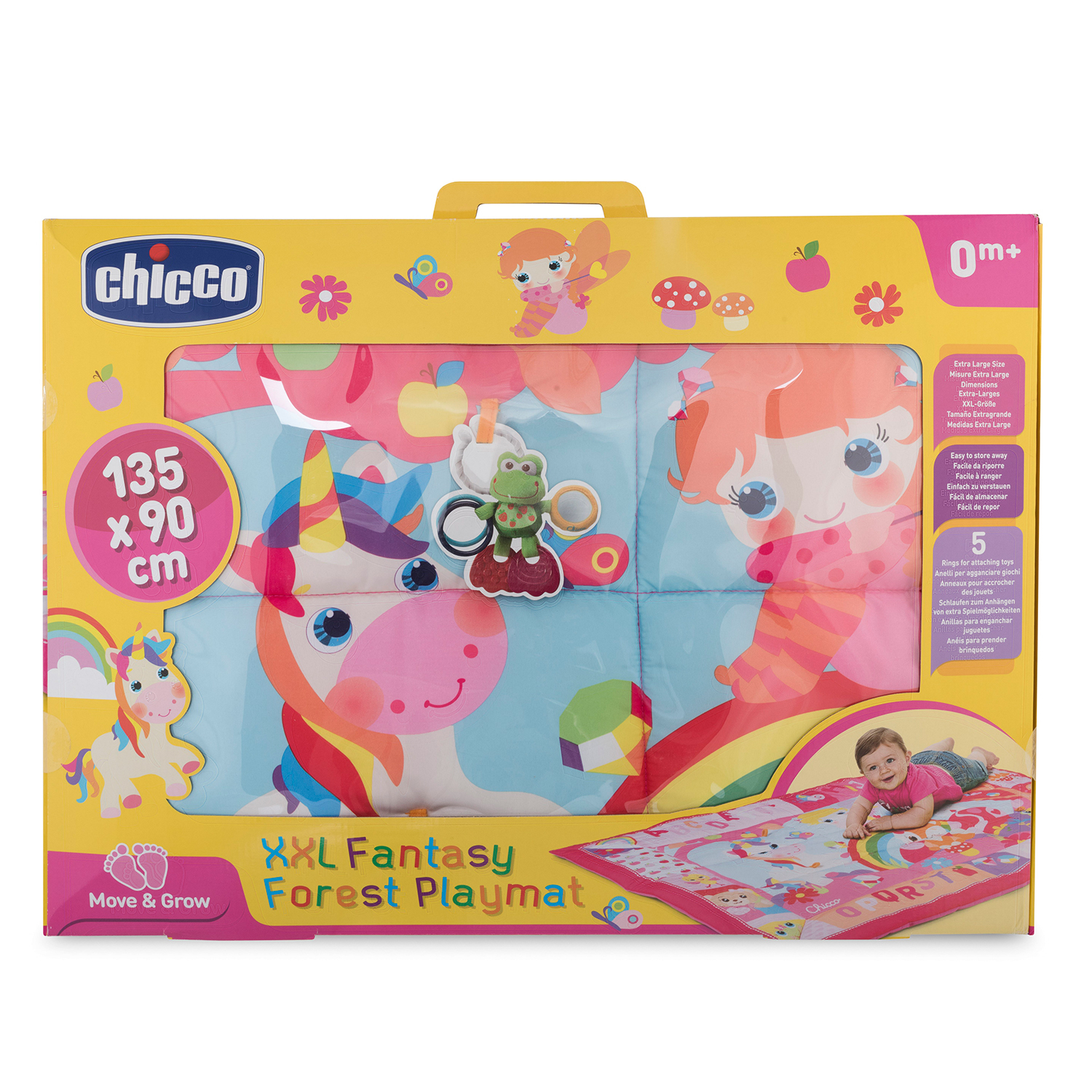 Коврик игровой Chicco Лесные друзья Розовый - фото 2