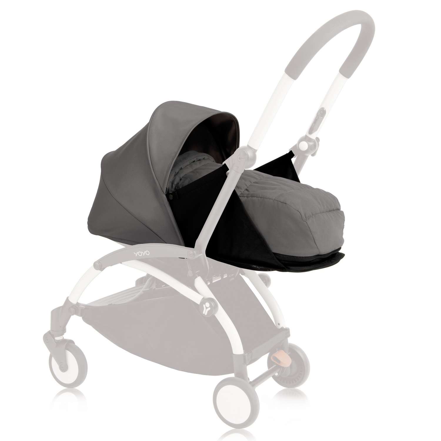 Комплект люльки для новорожденного к коляске Babyzen Yoyo Plus Серый BZ10105-03 - фото 1