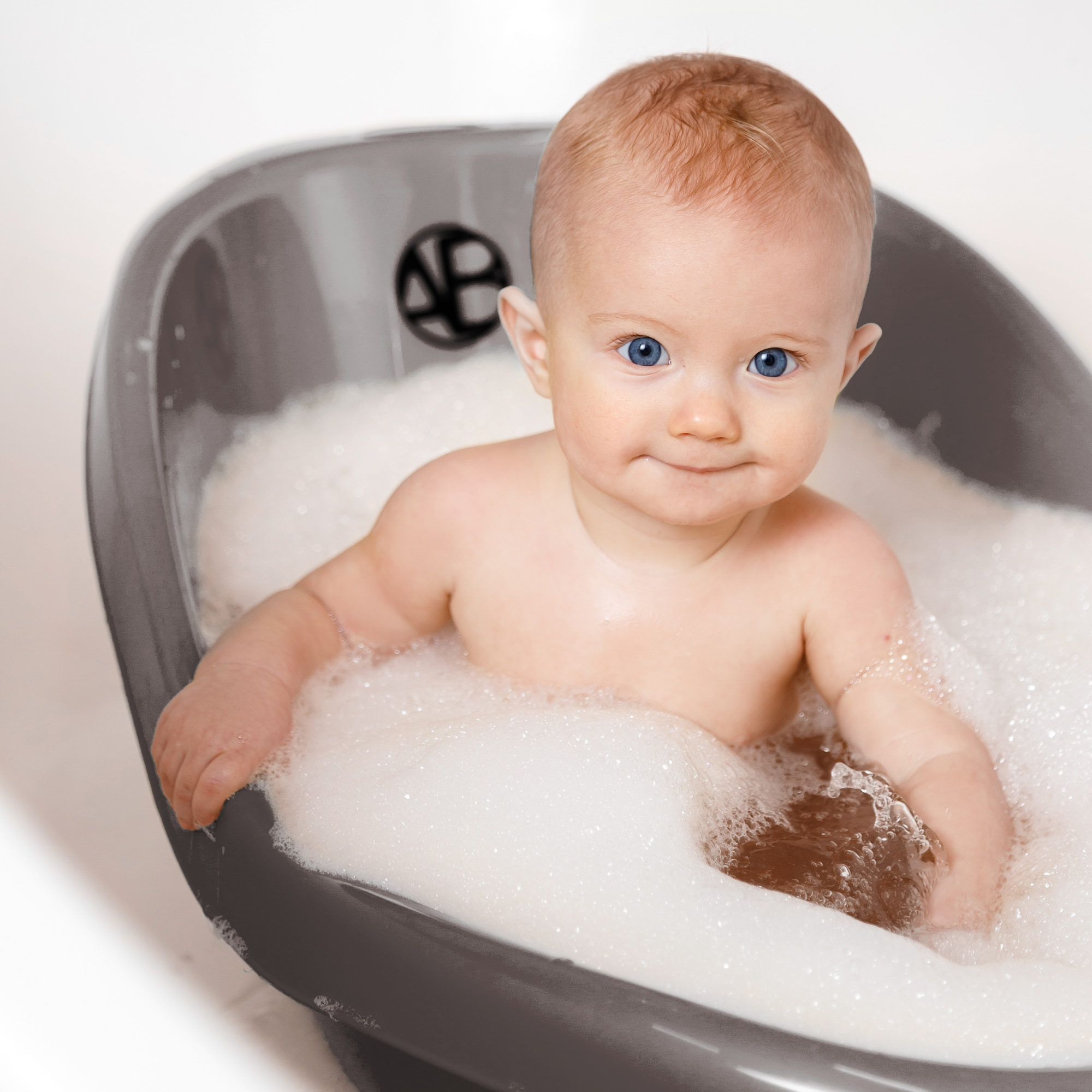 Ванночка для купания AmaroBaby Raft серая - фото 7