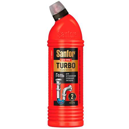 Универсальное средство Sanfor для труб Turbo 750 г