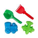 Набор игрушек для песочницы Спектp 4 предмета совок грабли формы
