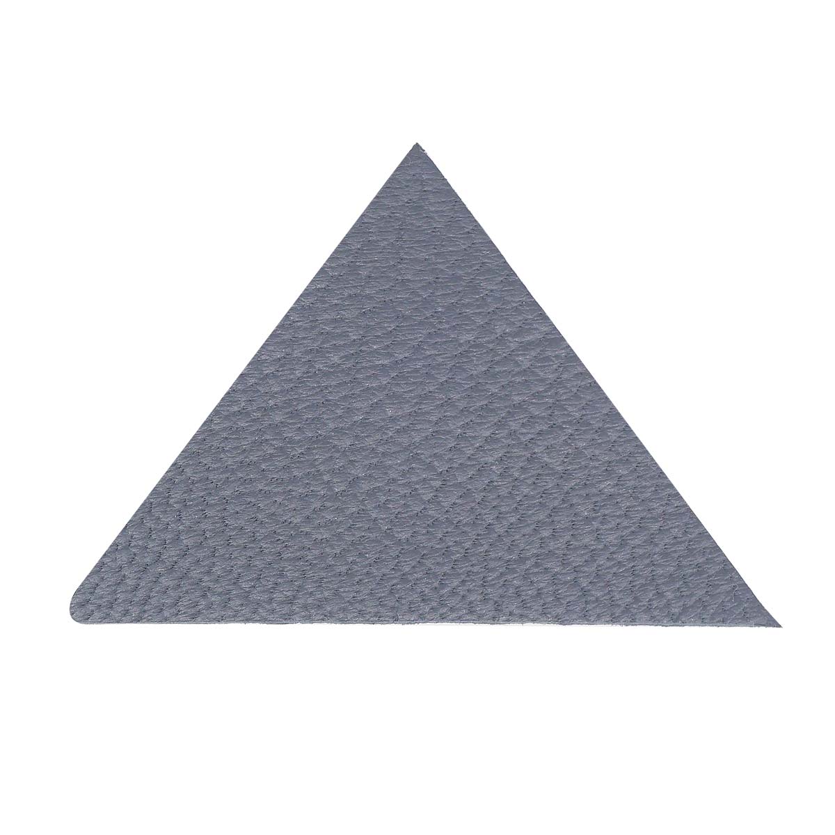 Термоаппликация Галерея нашивка заплатка Треугольник 5.9х4 см 2 шт из кожи для ремонта и украшения одежды серый - фото 2