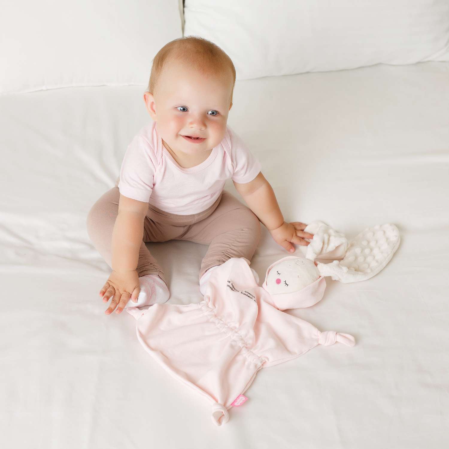 Игрушка комфортер Мякиши для новорожденных сплюша спорт зайка зефир для сна обнимашка - фото 10