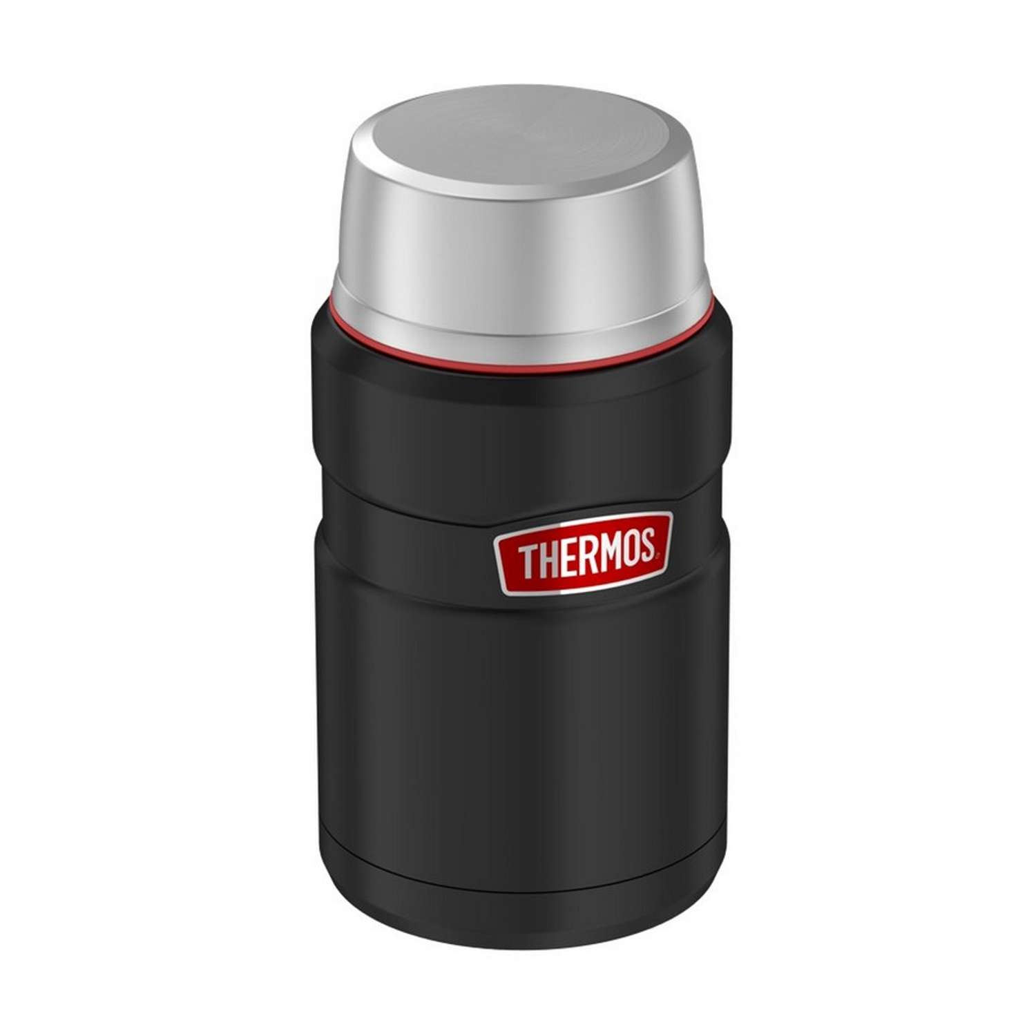 Термос для еды и напитков THERMOS 0.71 л черный MT-57 Red line - фото 2