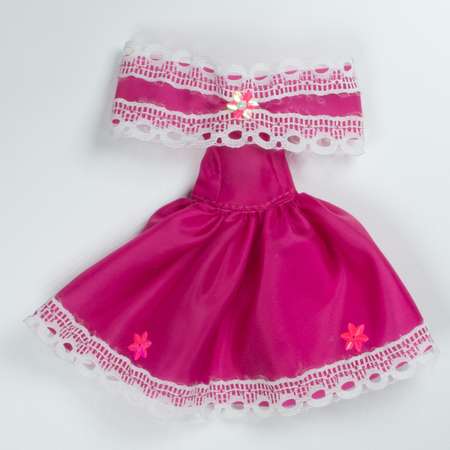 Одежда для кукол Модница Маленькое платье из шелка для куклы 29 см в ассортименте
