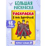 Раскраска Проф-Пресс детская в стиле Гарри Поттера 48 стр. 242х300 мм. В мире волшебников