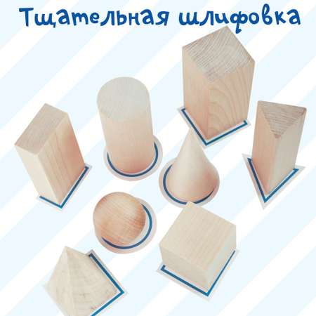 Обучающий набор Краснокамская игрушка Геометрические тела