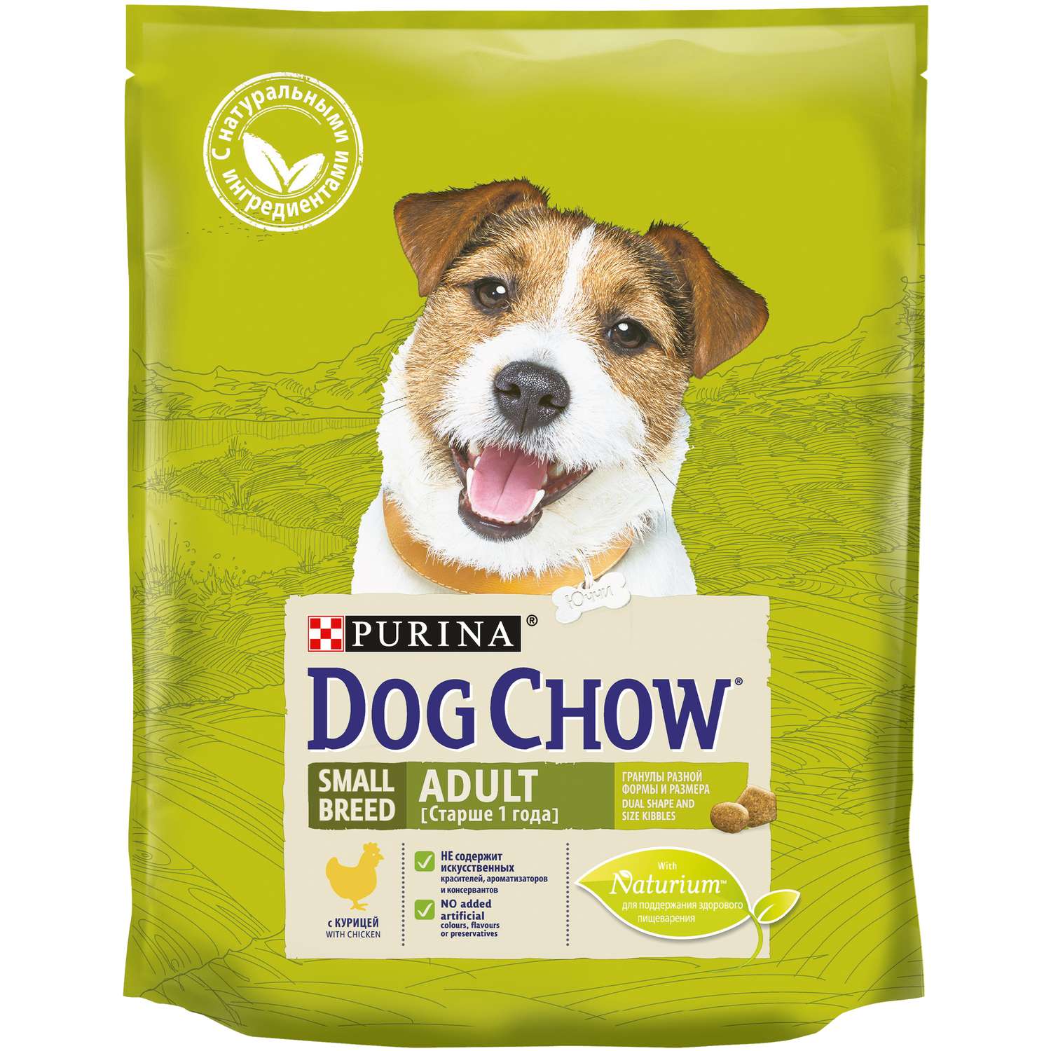 Корм для собак Dog Chow мелких пород с курицей 800г - фото 1