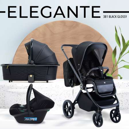 Коляска 3в1 Sweet Baby Elegante Black