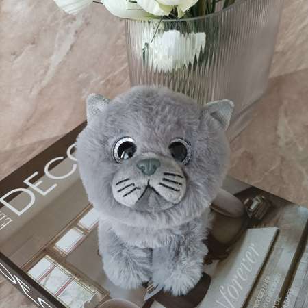 Мягкая игрушка ПЛЮШЛЕНД Серый котенок