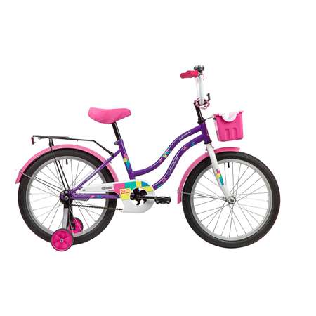 Велосипед NOVATRACK Tetris 20 фиолетовый