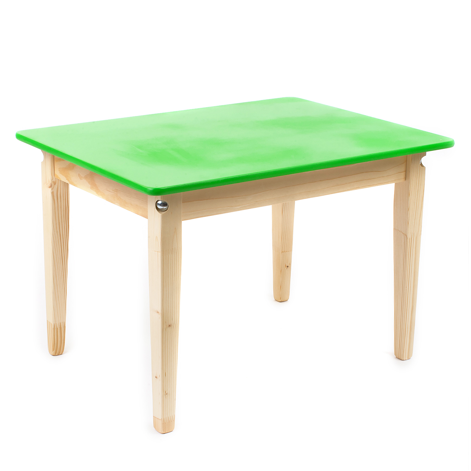 Стол детский Росигрушка прямоугольный 460 / зеленый - фото 1