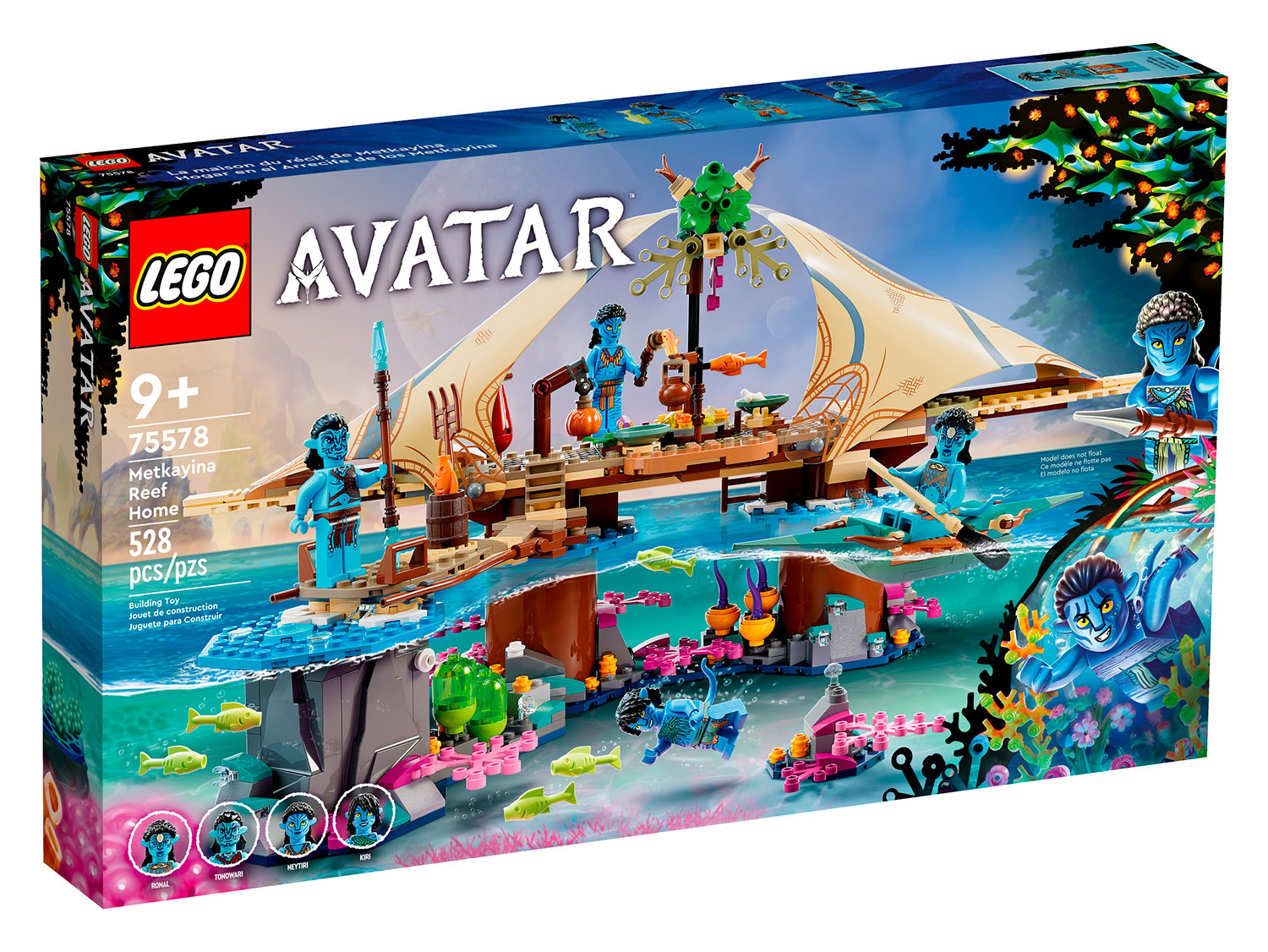 Конструктор детский LEGO Avatar Дом Риф Меткайна 75578 - фото 9