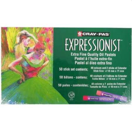 Набор масляной пастели Sakura Cray-Pas Expressionist для начинающих 50 цветов в картонной упаковке