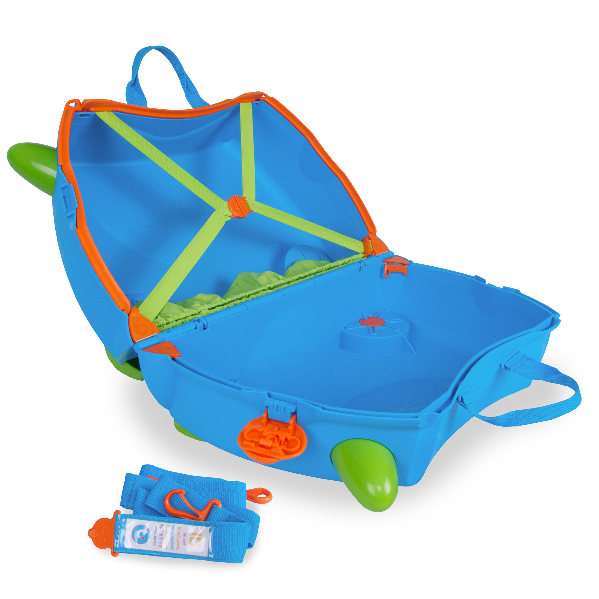 Чемодан TRUNKI на колесиках Голубой 0054-GB01-P1 - фото 2