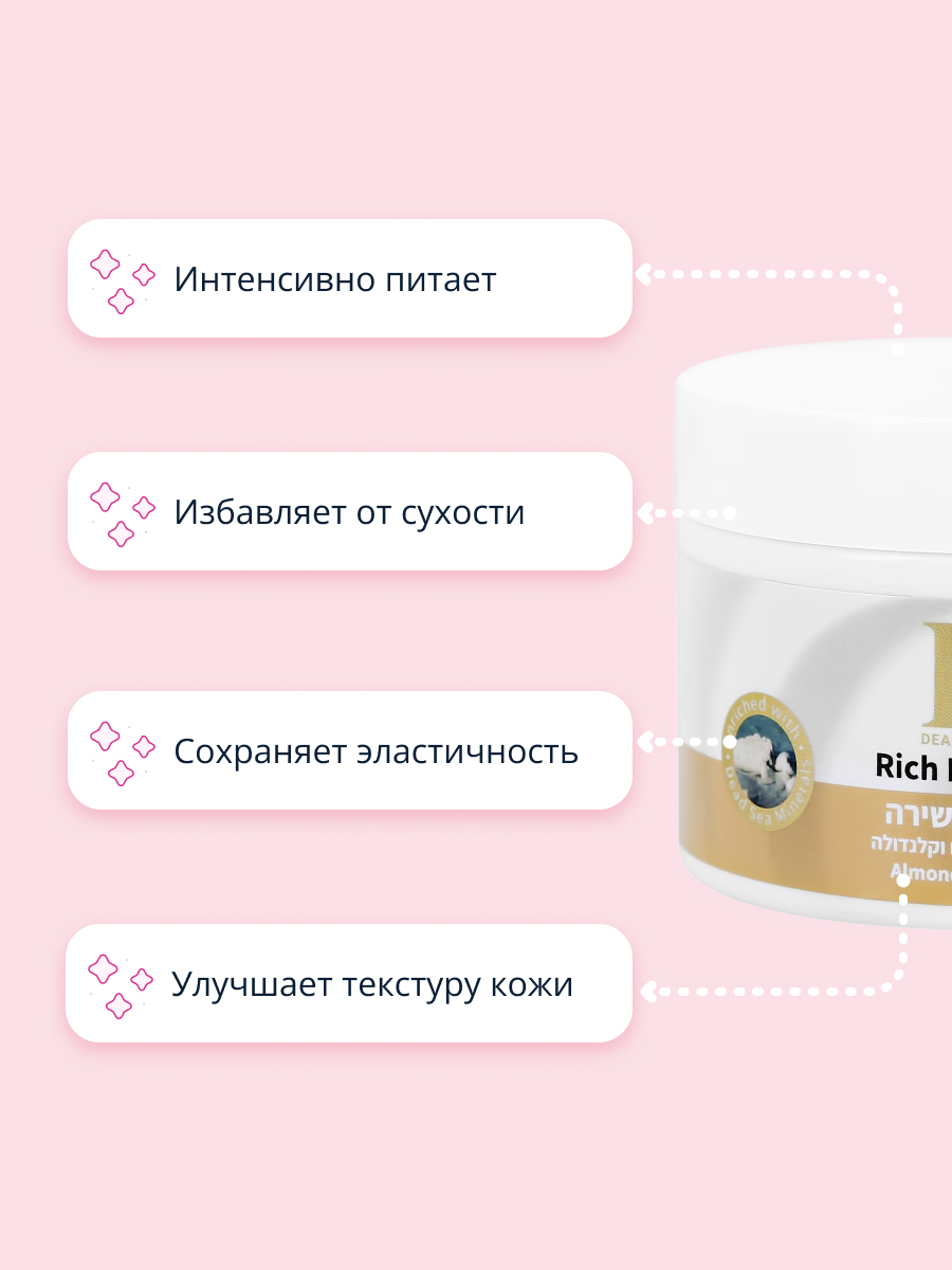 Масло для тела Health and Beauty Миндаль и календула питательное и разглаживающее 350 мл - фото 3