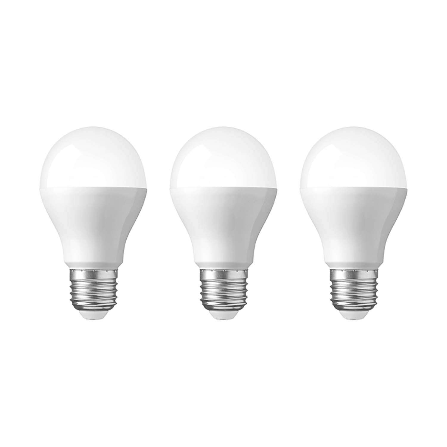 Лампа REXANT светодиодная Груша A60 15.5Вт E27 1473Лм 4000K нейтральный свет 3 штуки - фото 1