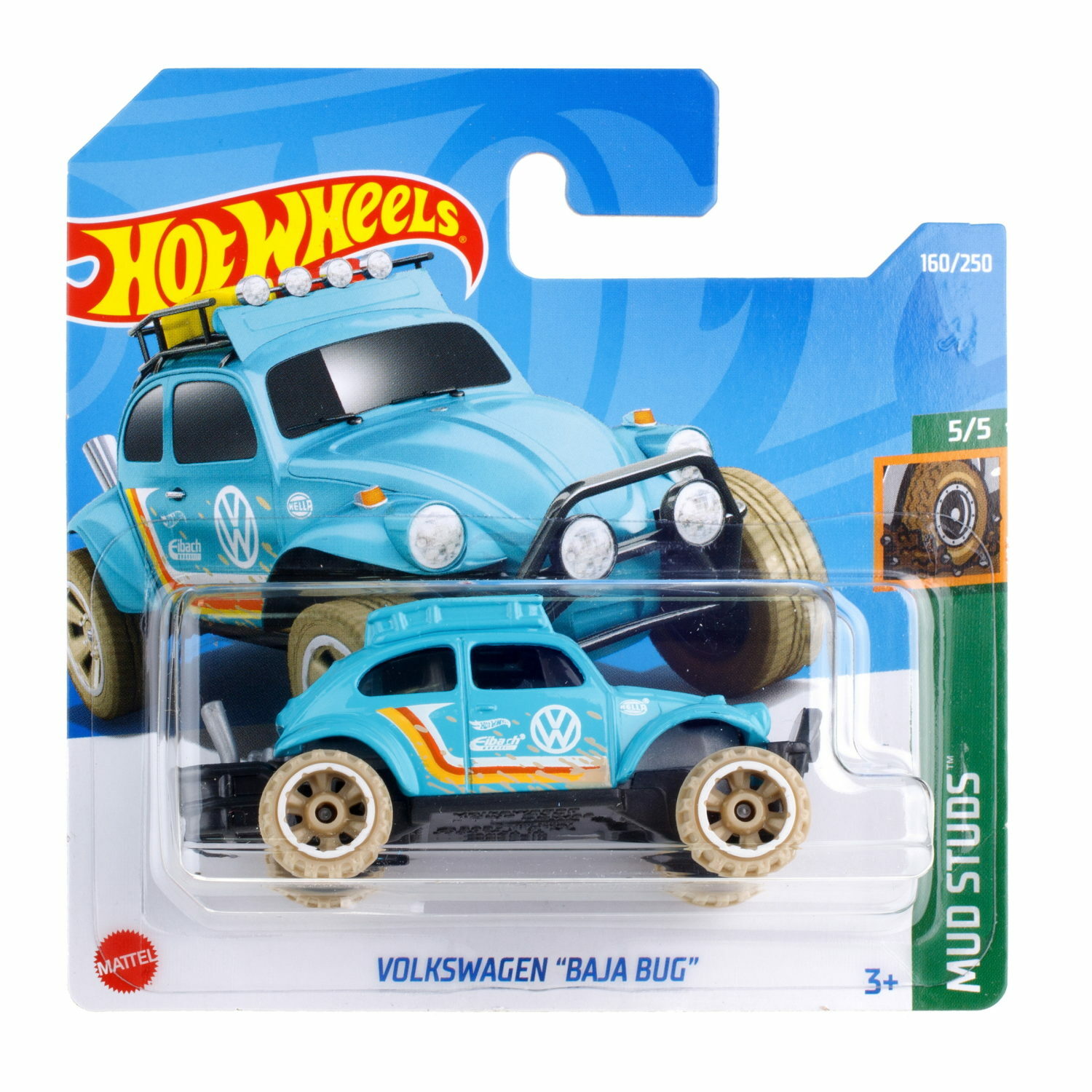 Автомобиль Hot Wheels Volkswagen без механизмов 5785-54 - фото 2