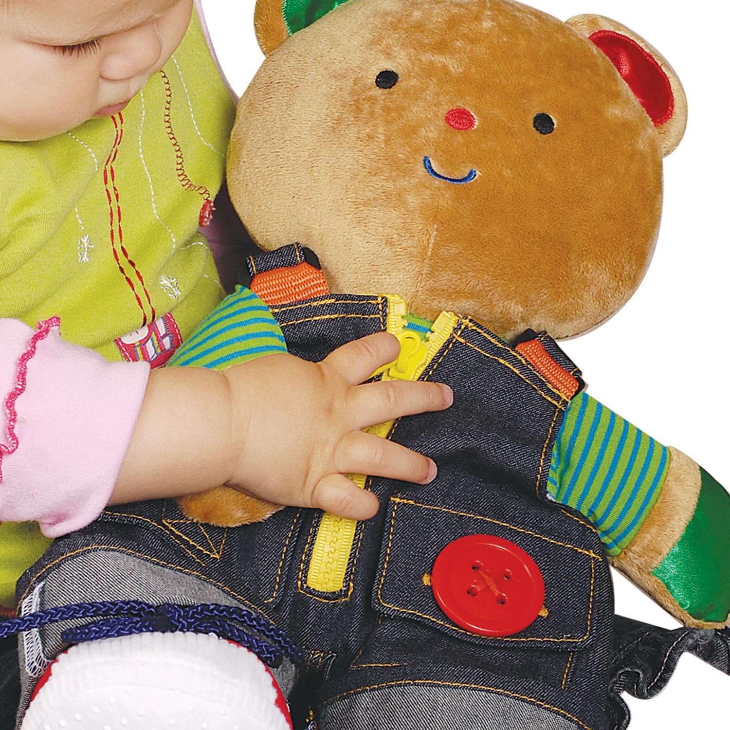 Игрушка одевайтесь. Медвежонок  Teddy k's Kids с одеждой. Развивающие мягкие игрушки. Мягкая развивающая игрушка медведь. Мягкая кукла развивающая.