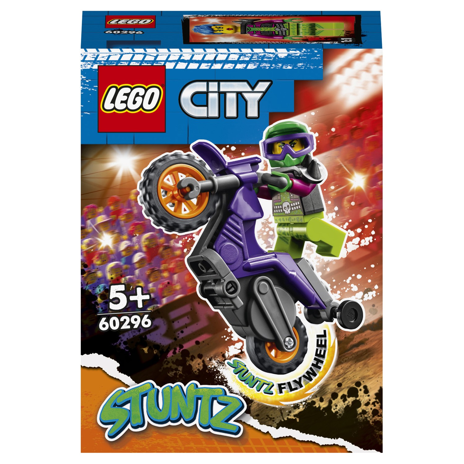 Конструктор LEGO City Stunt 0 60296 купить по цене 599 ₽ в  интернет-магазине Детский мир