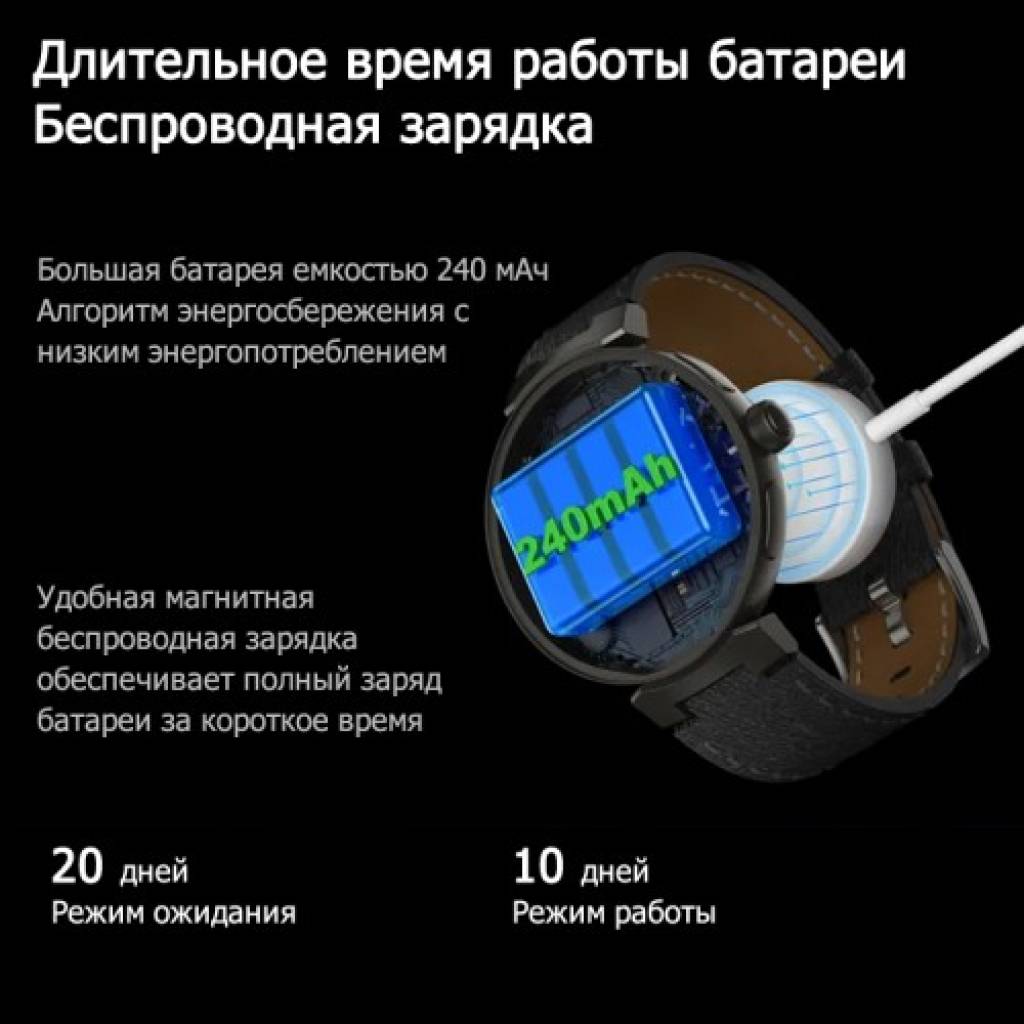 Фитнес-браслет BandRate Smart BRSDV05BB с шагомером и тонометром - фото 4