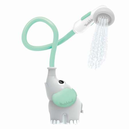 Детский душ для купания Yookidoo Слоненок серый с мятным
