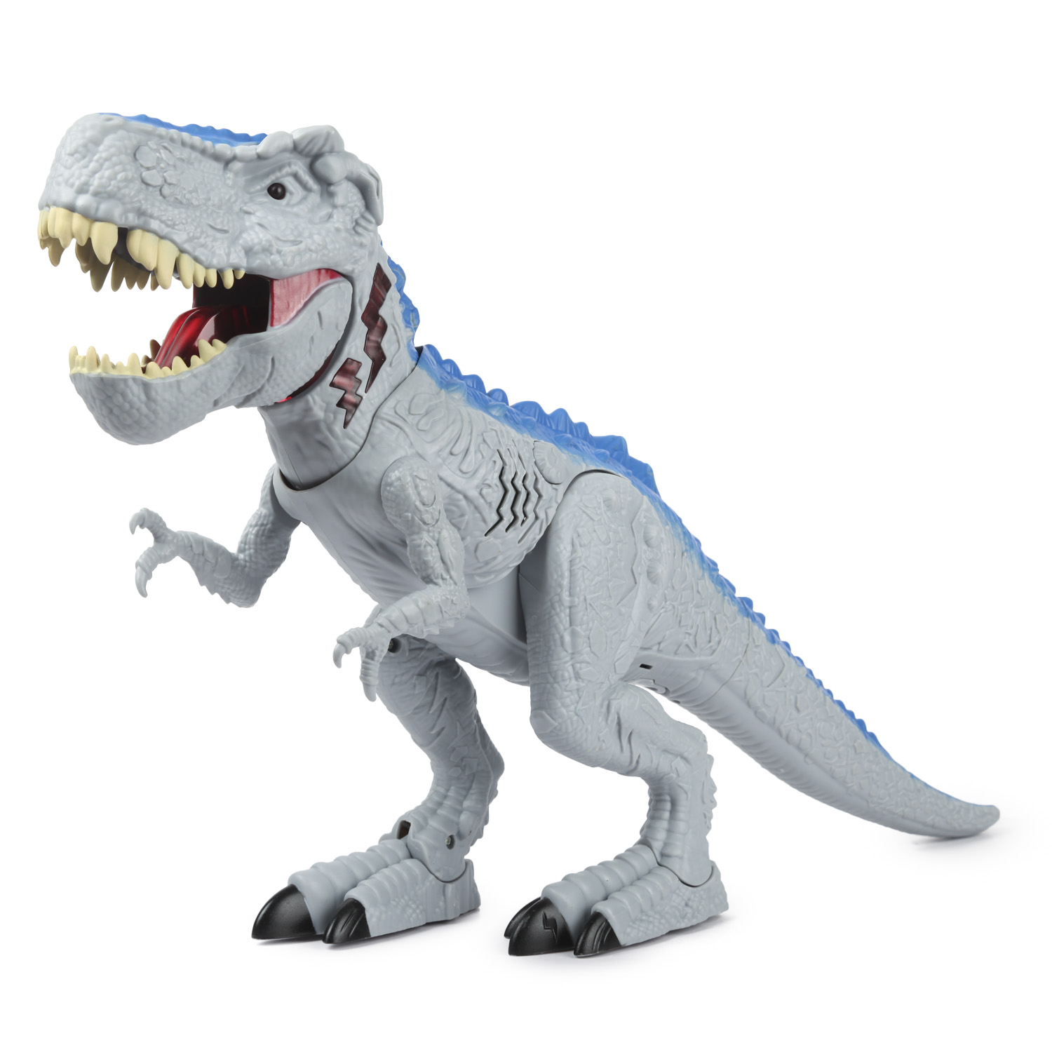 Фигурка Mighty Megasaur Dino T-Rex Динозавр Серый 80061 купить по цене 1199  ₽ в интернет-магазине Детский мир