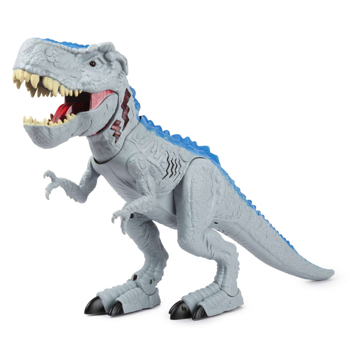 Фигурка Mighty Megasaur Dino T-Rex Динозавр Серый 80061 - фото 1