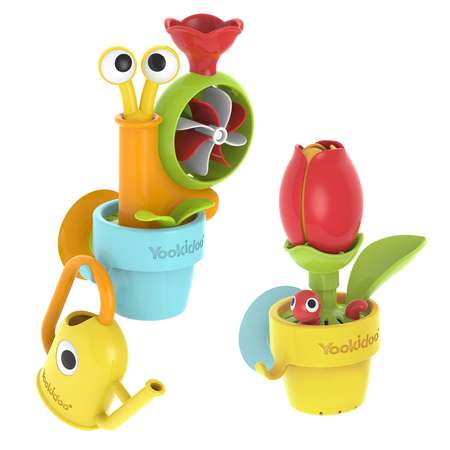 Игрушка для ванны Yookidoo Набор Растущий сад. Поливай и выращивай!