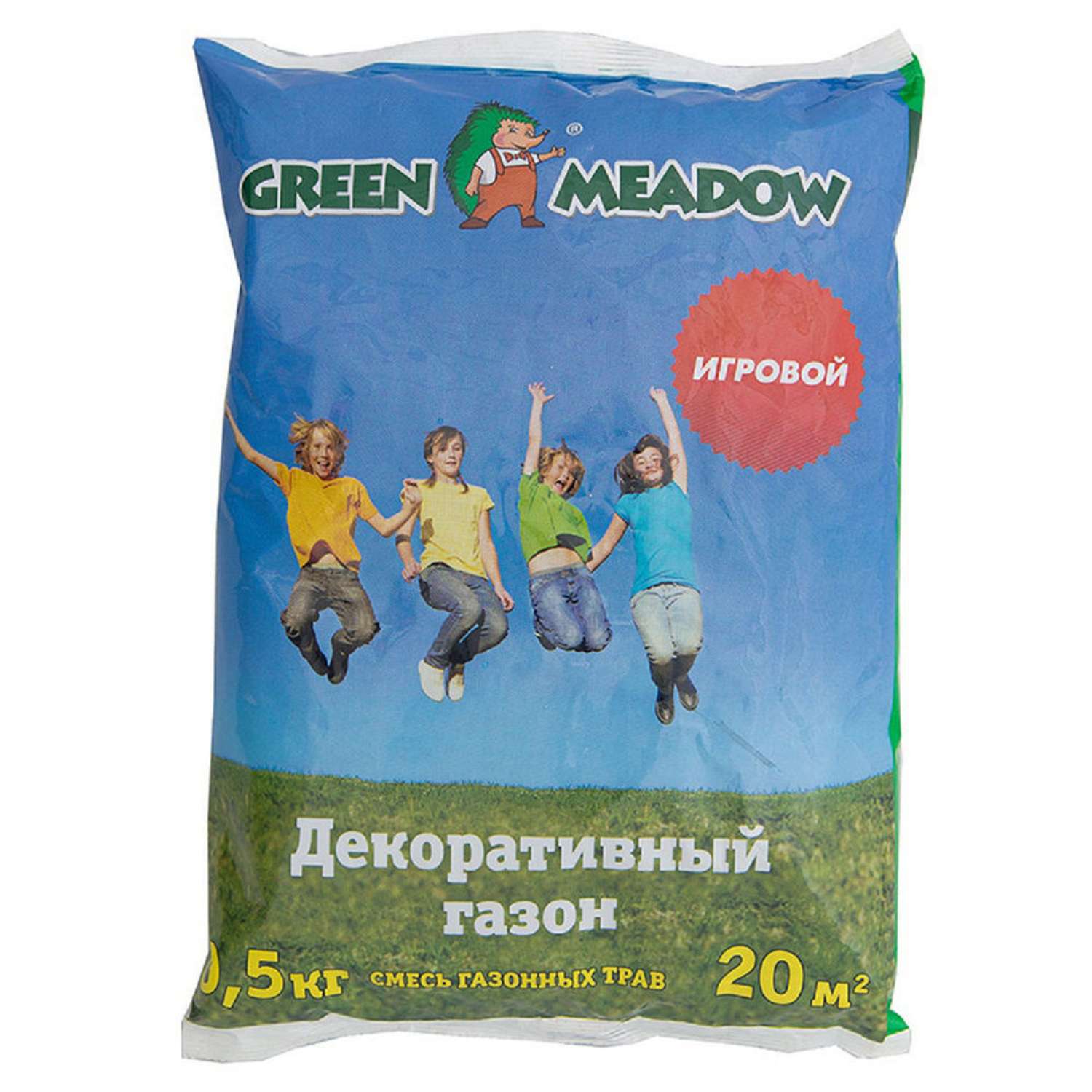 Семена трав GREEN MEADOW для игрового газона 0.5кг - фото 1