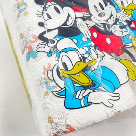 Полотенца бумажные с рисунком World cart Stay True из серии Disney 3 слоя 2 рулона 75 листов