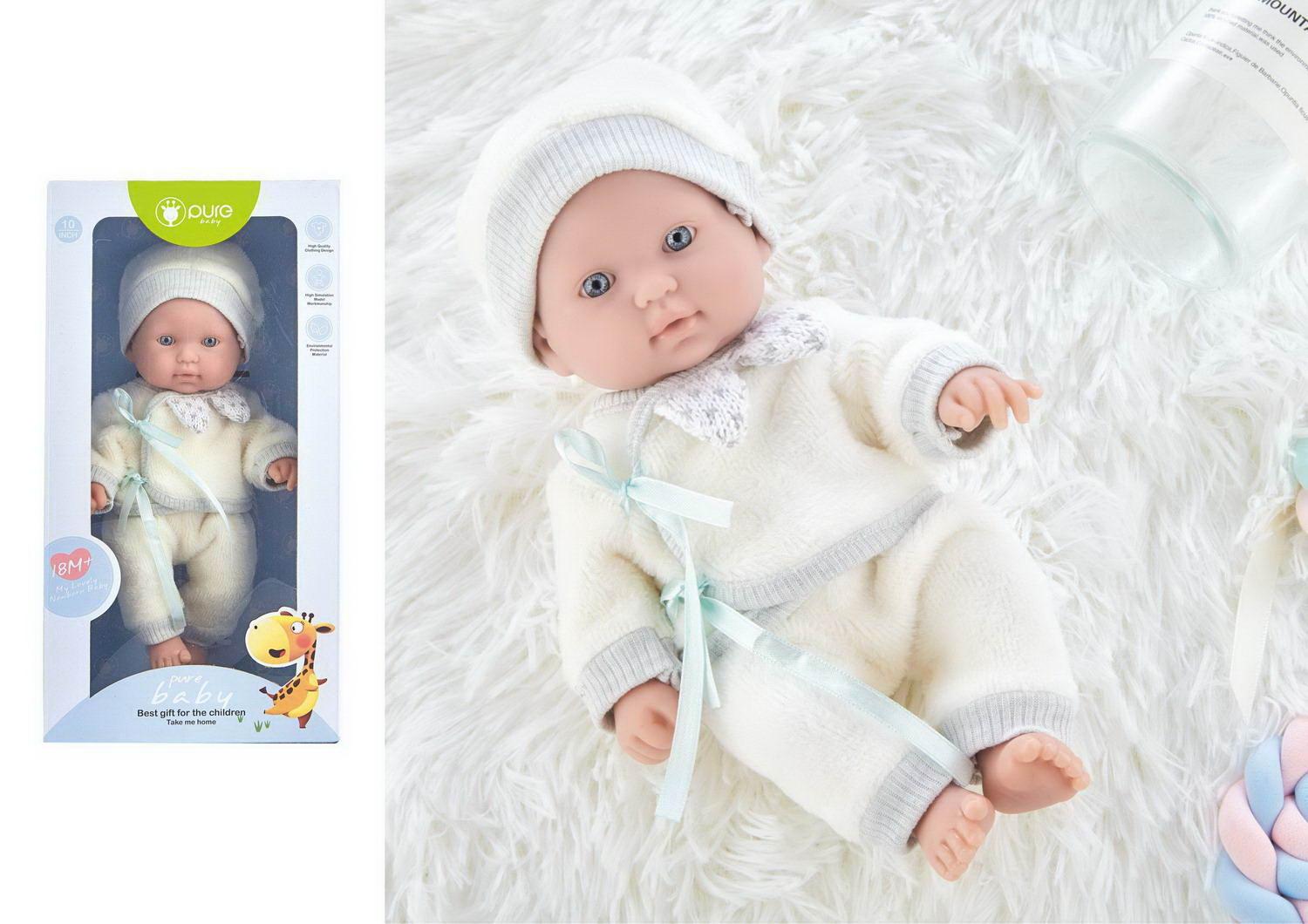 Кукла-пупс Junfa Pure Baby в вязаных вещичках 30 см WJ-22501 - фото 5