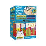 Лакомство для кошек INABA Ciao Churu 14г*20шт ассорти с морепродуктами