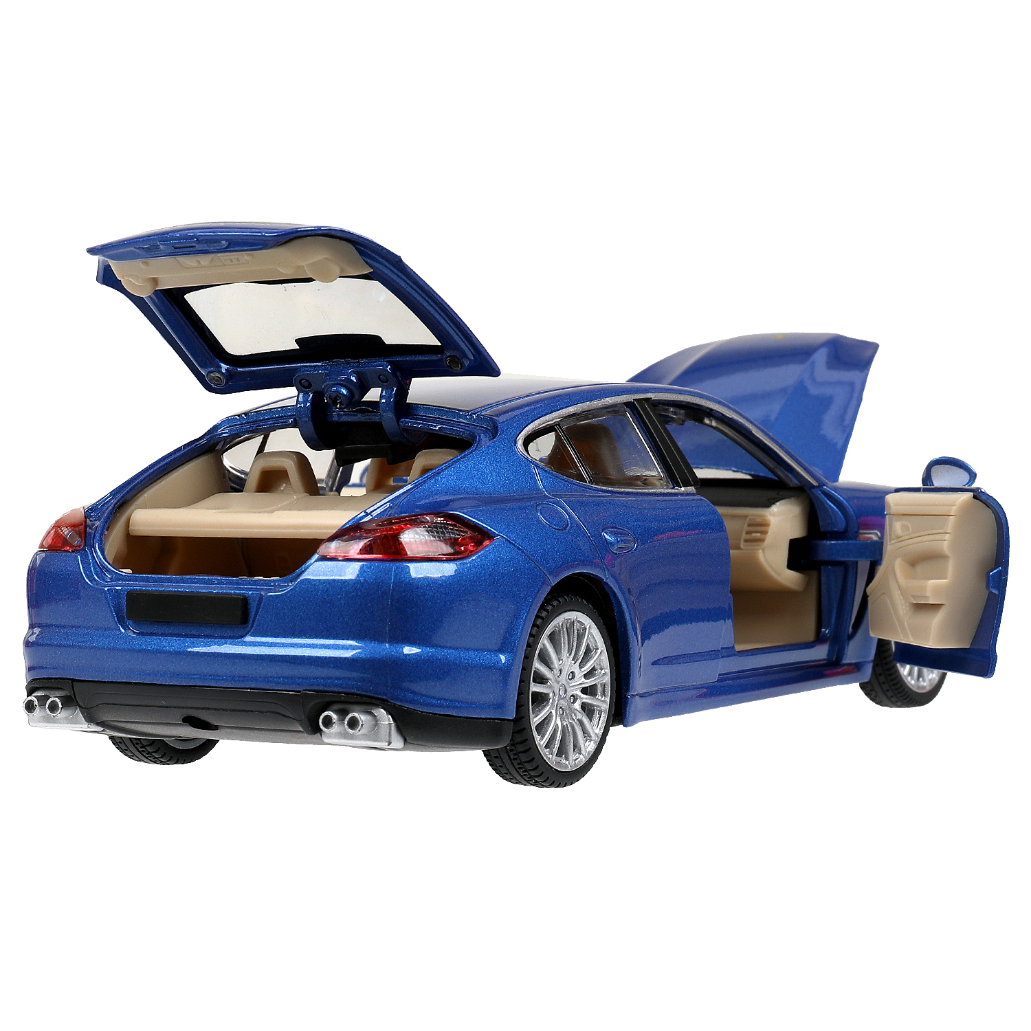 Автомобиль Технопарк Porsche Panamera 1:24 инерционный 380100 - фото 6