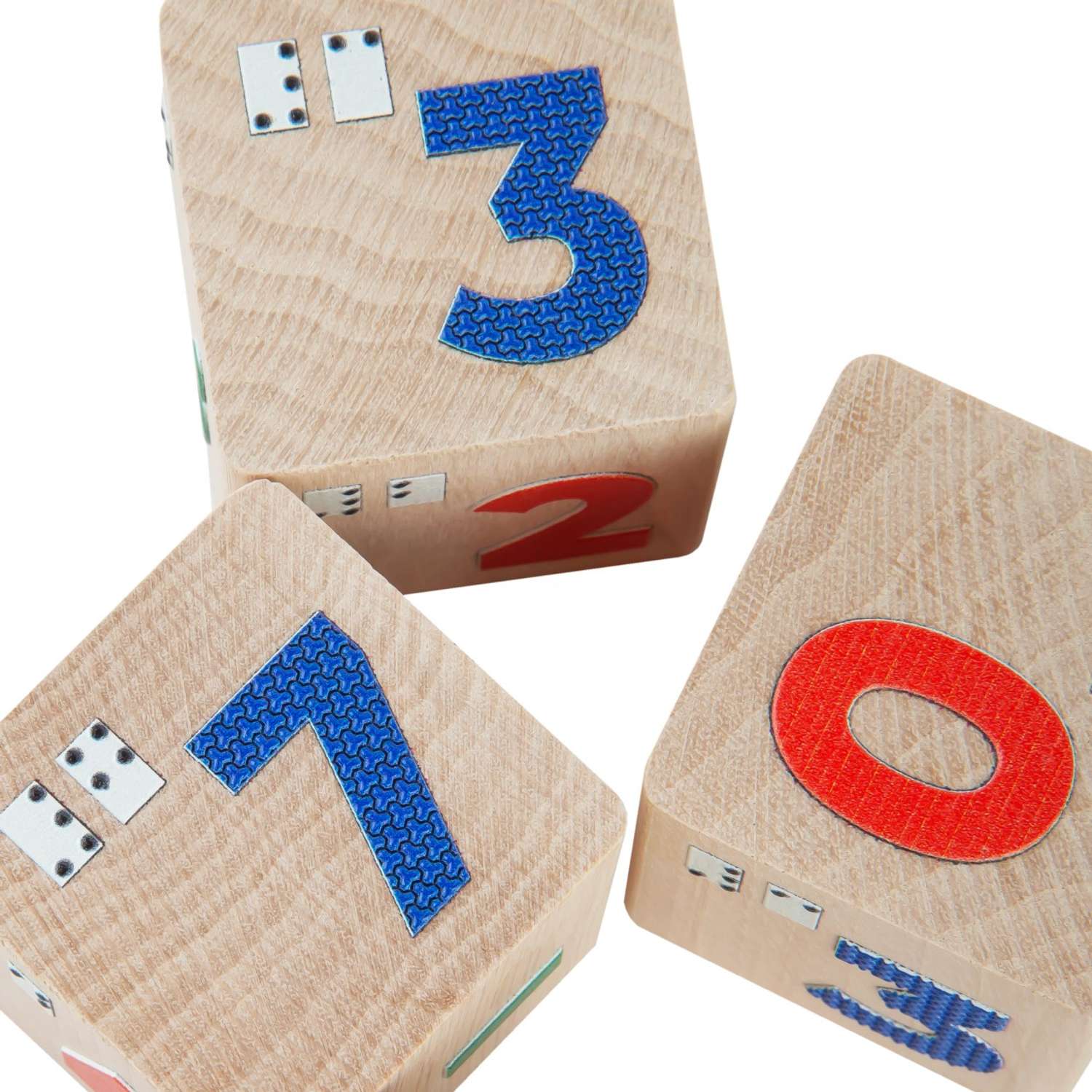 Кубики Краснокамская игрушка Цифры со шрифтом Брайля - фото 5